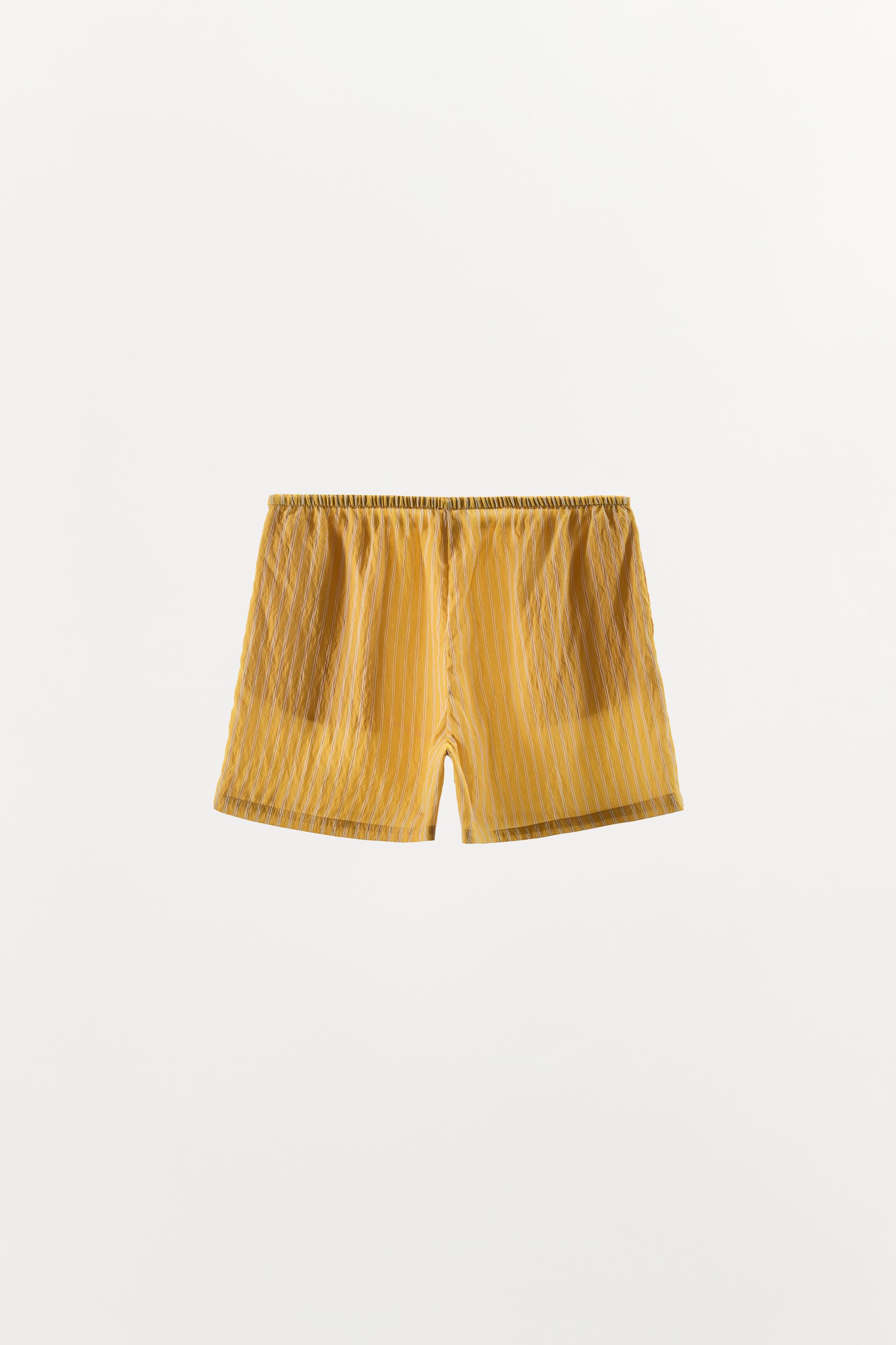 STRIPED PRINT SHORTS